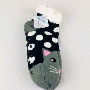 GreyCat slipper socks
